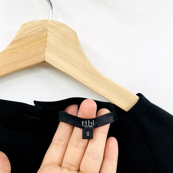 Tibi Black long sleeve blouse - Picture 3 of 5